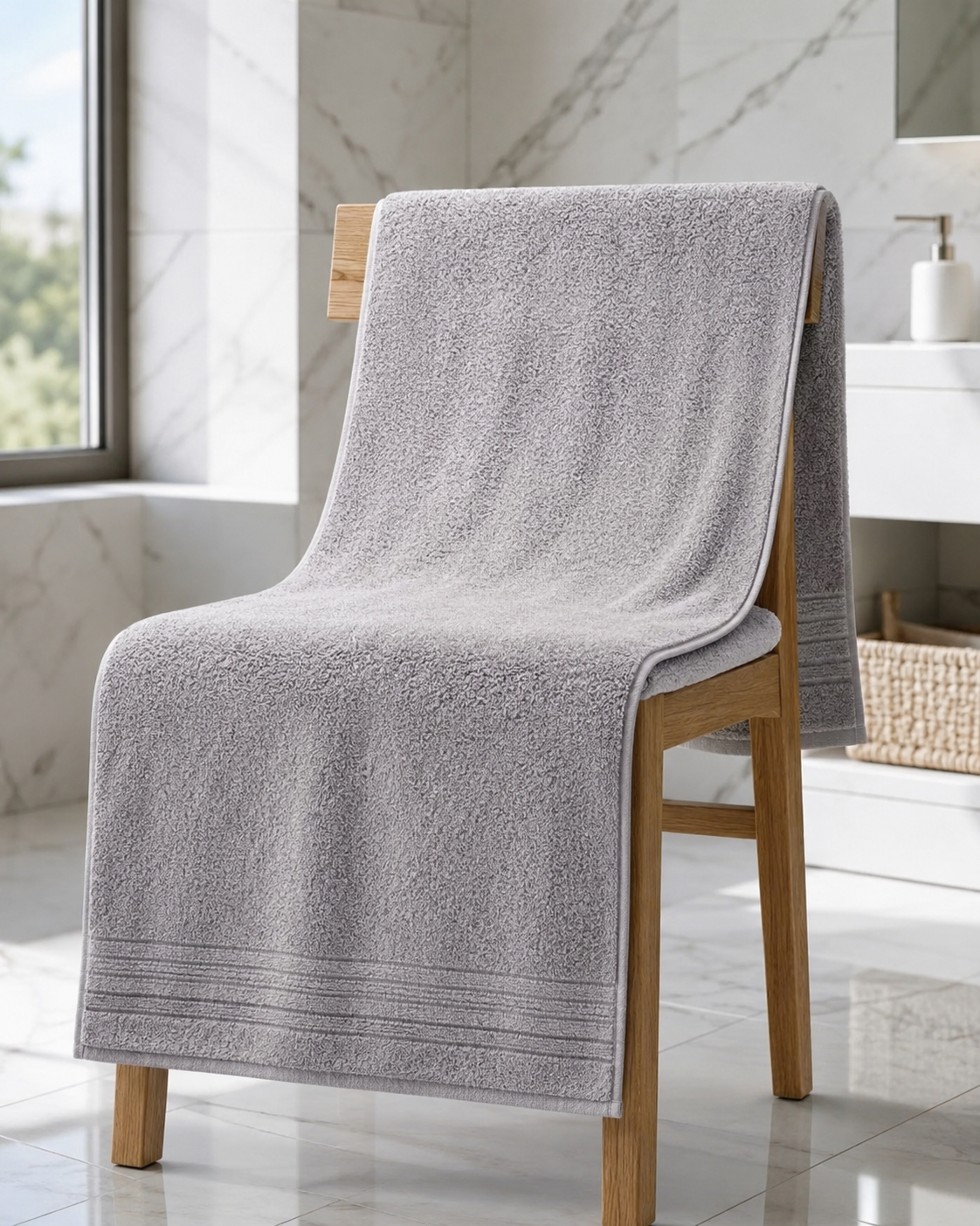 Serviette Douceur Premium — 100% Coton, 160x80cm